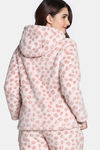 Zivame Soft Snuggles Fur Hoodie - Silver Peony — thumbnail 3